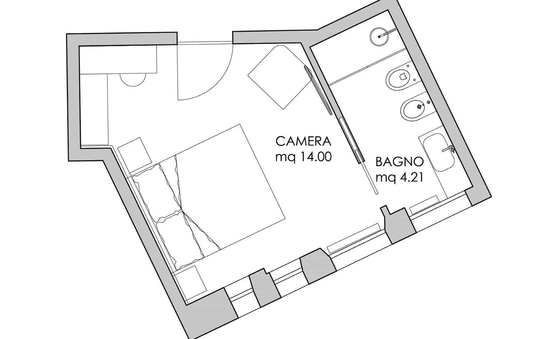 Da Gigi Alpine Rooms Crandola Valsassina 3*,